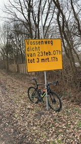 Wijziging van de route vanaf dinsdag 23 februari